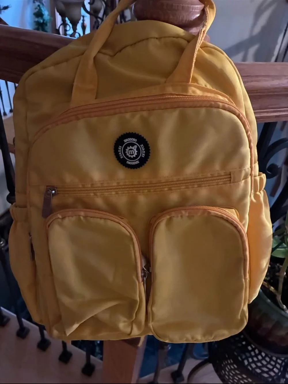 Yellow  Everyday Backpack - Unbranded